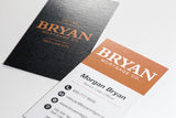 Silk Business Card - Silk & Square Corners