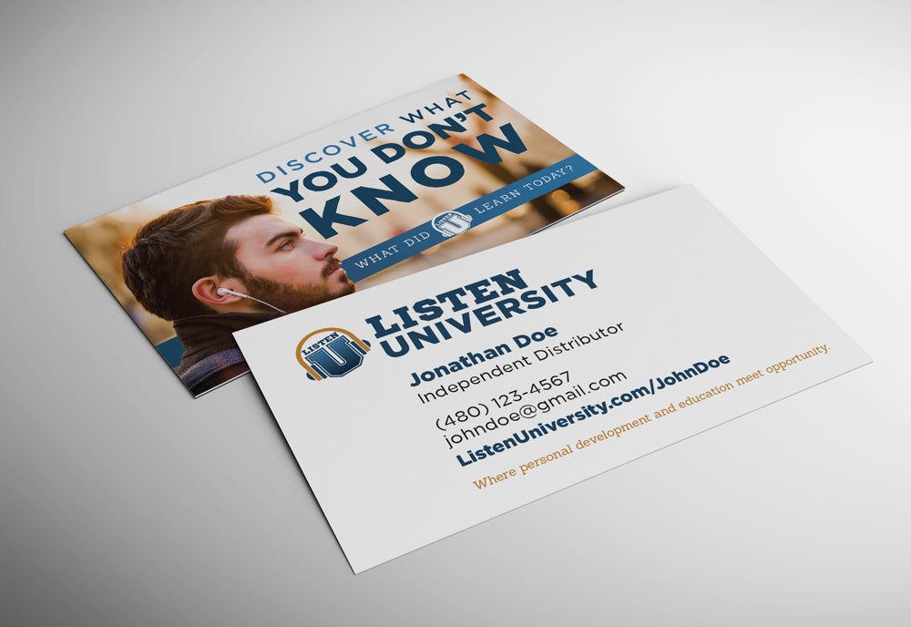 Listen University Business Cards