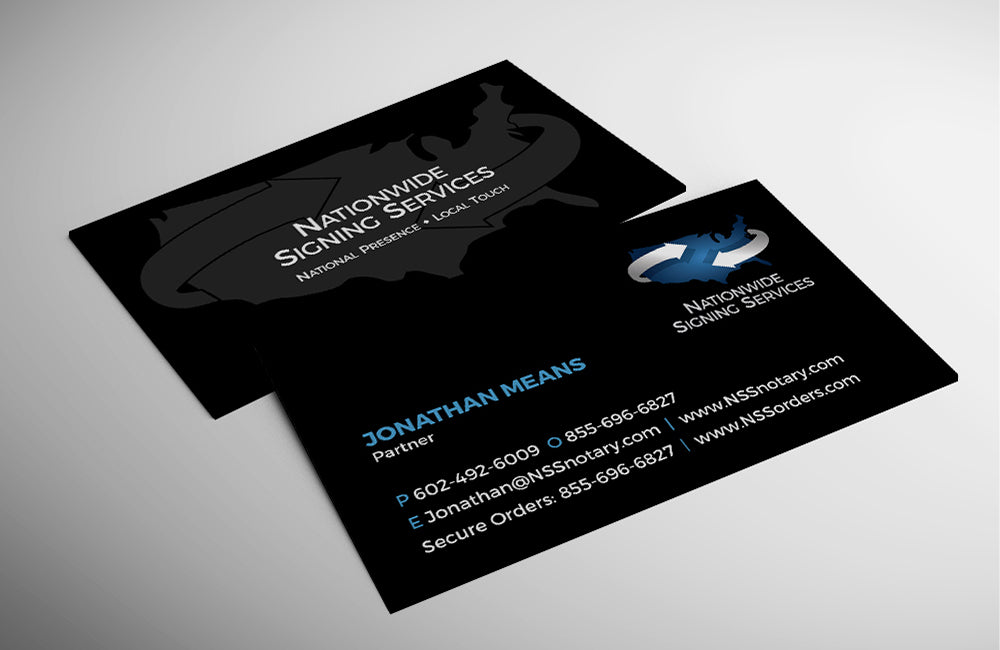 Nationwide Signing Services - Standard Business Card