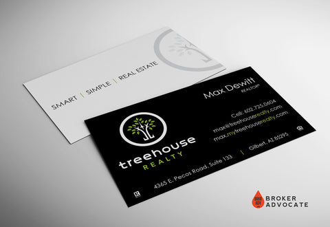 Treehouse Realty Business Cards